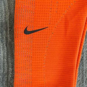 NWT Nike City Ready Women's Fleece Training Pants Electro Orange Tour neon XS